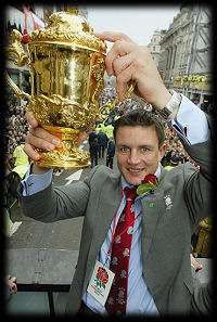 Martin Corry RWC 2003 Champions Parade